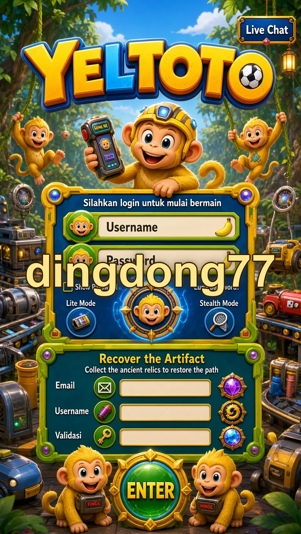 dingdong77 Masuk